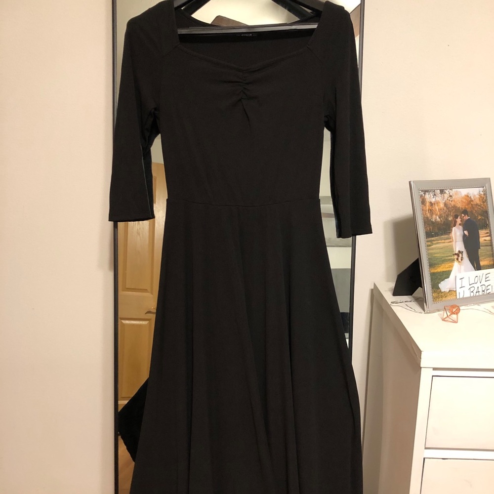 Black Ankle Length Dress